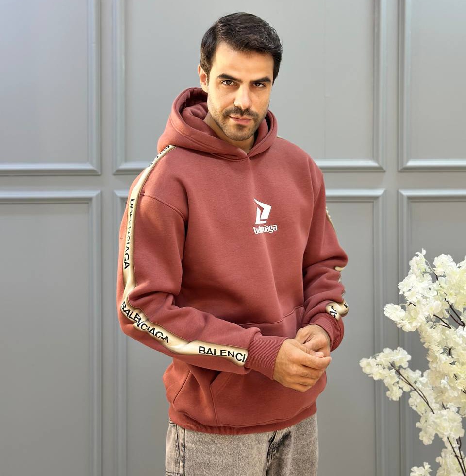 Balenciaga Mahogany hoodie - Image 2