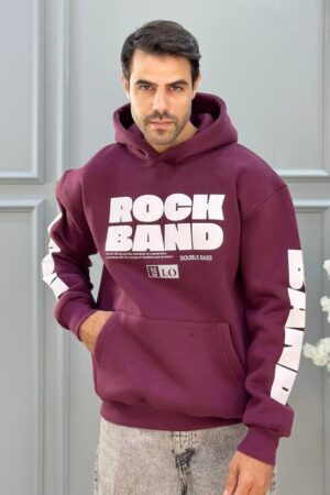 Rock bordeaux hoodie