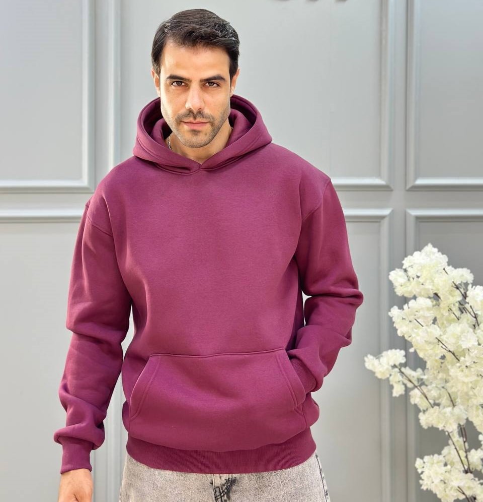 Bordeux Plain hoodie